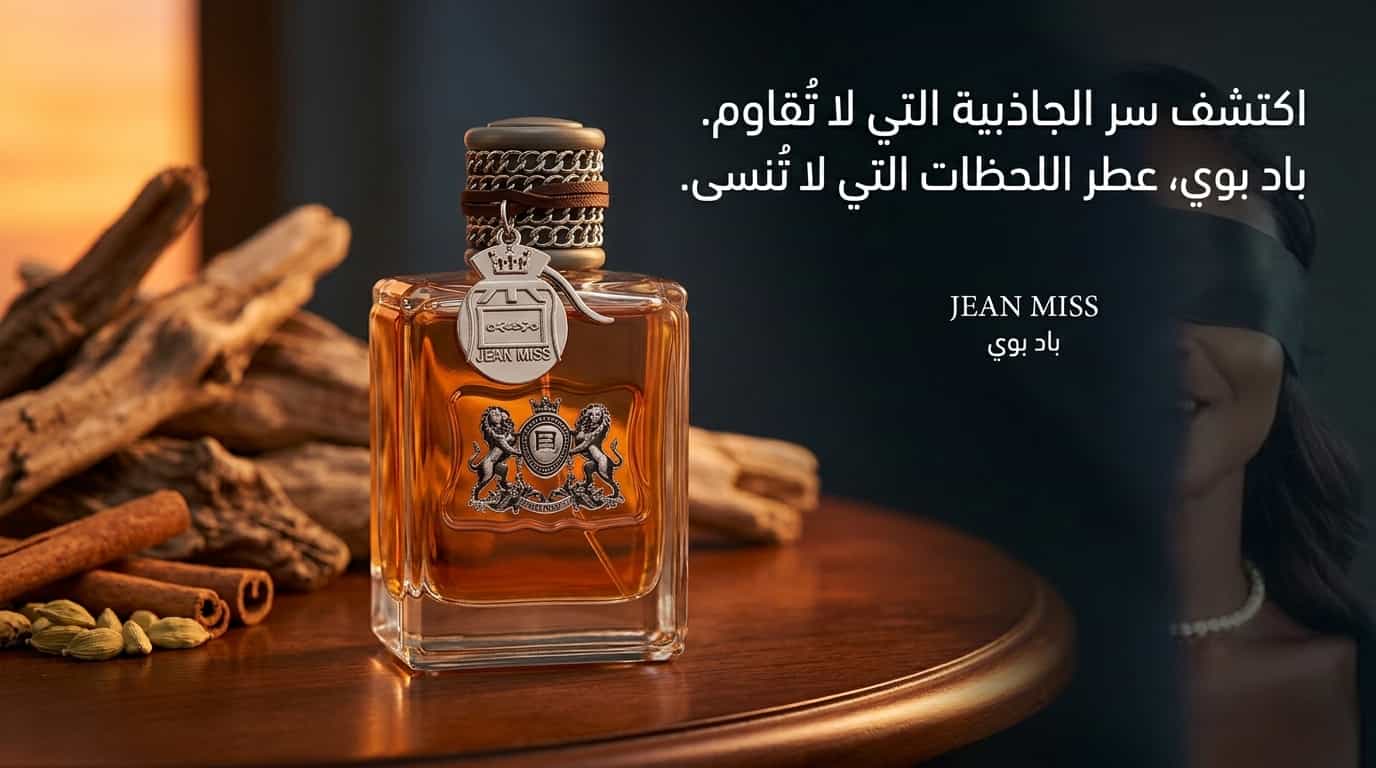 عطر باد بوي الفاخر للرجال (JEAN MISS BAD BOY)